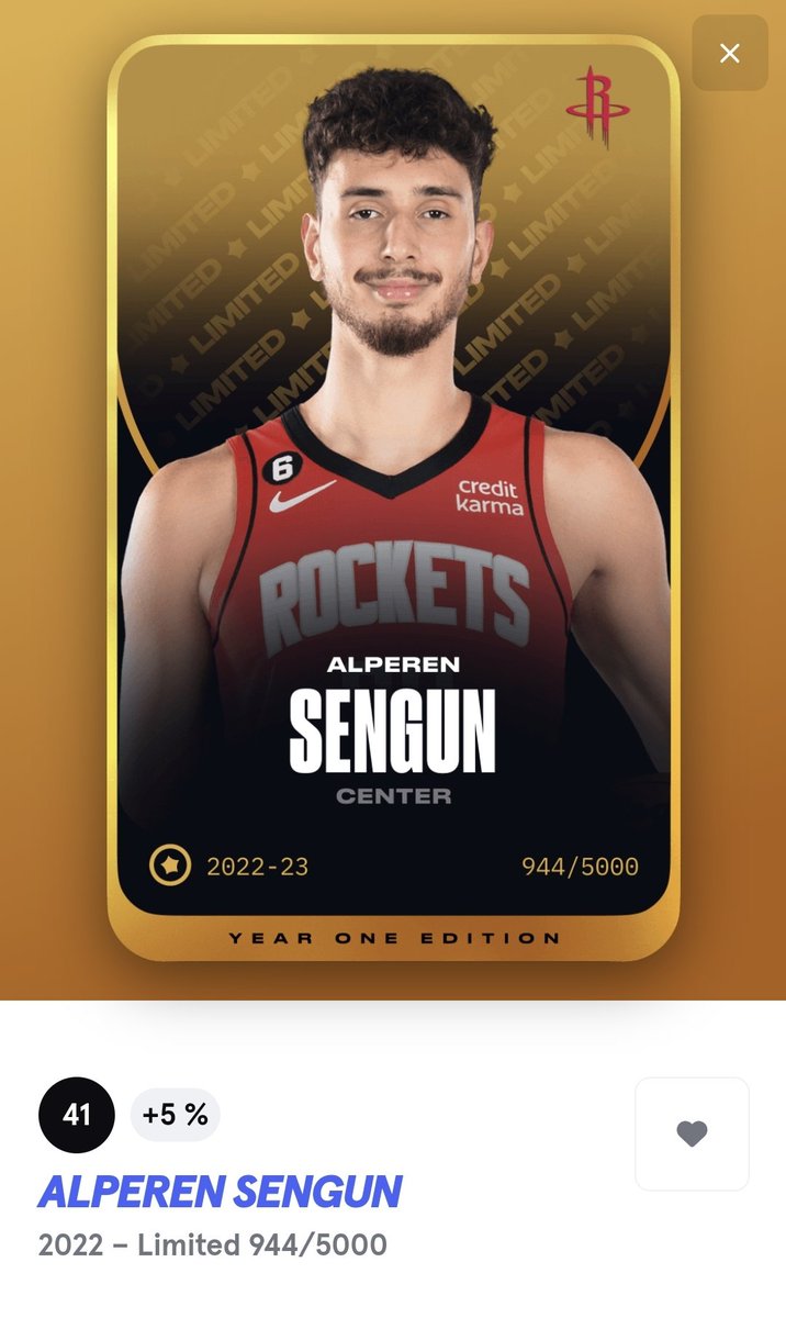 🎁Giveaway #SorareNBA🎁

Tellement impressionné par Alperen Sengun que sa carte 🟡 est à gagner 🤩

Conditions pour y participer :
💠 avoir une galerie 🟡 ou ⚪️ <a href="/SorareNBA/">SorareNBA</a>
💠 Follow me ⏭️
💠 Like ❤️ &amp; Retweet 🔄
💠 TAS ce vendredi 27/1 à 21h