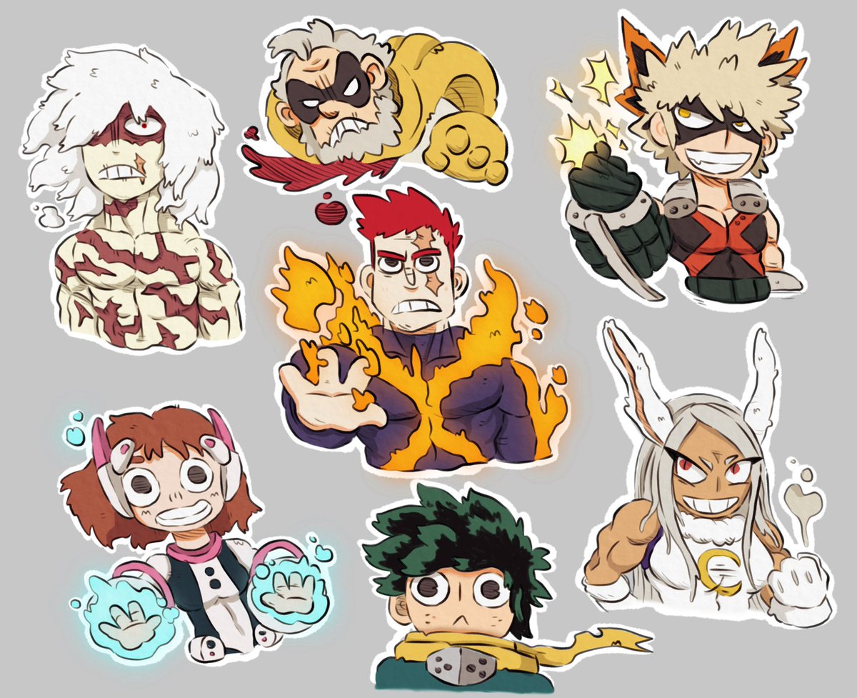 x_llop's tweet photo. #BokuNoHeroAcademia characters!! Such a nice season!! PLUS ULTRA💪 https://t.co/R0qWHt9xrT