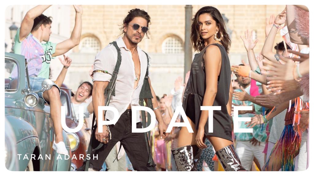 taran_adarsh's tweet photo. #Pathaan at *national chains*… Day 2… Update: 10.10 pm.
#PVR: 13.75 cr
#INOX: 11.65 cr
#Cinepolis 6.20 cr
Total: ₹ 31.60 cr
UNSTOPPABLE.

Note: #Pathaan *entire Day 1* at *national chains* was ₹ 27.08 cr. https://t.co/o0yb3MX7b7