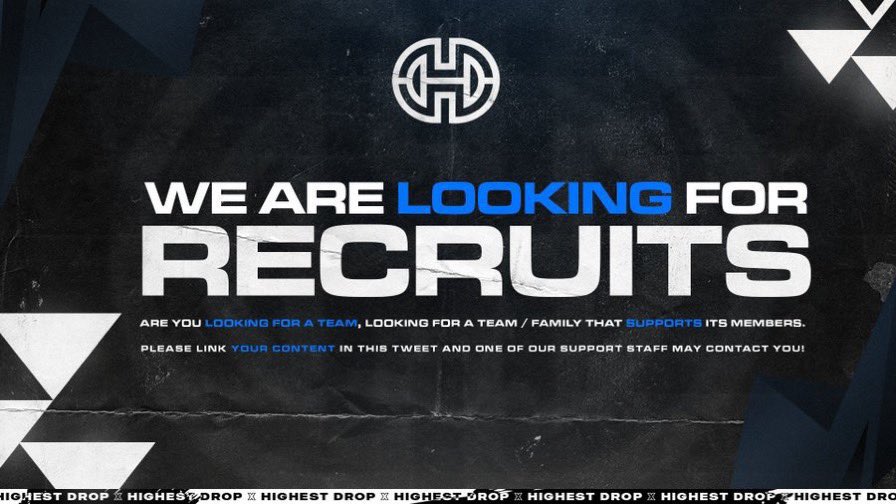 Rise and grind gamers! We have a short message we would like everyone to know! We are currently looking for players to join our Valorant team! We have editors lined up you don’t have to pay a dime! 🔥 

Contact @OGJentalz &amp; <a href="/_PandaHD/">SmokeyPanda</a>