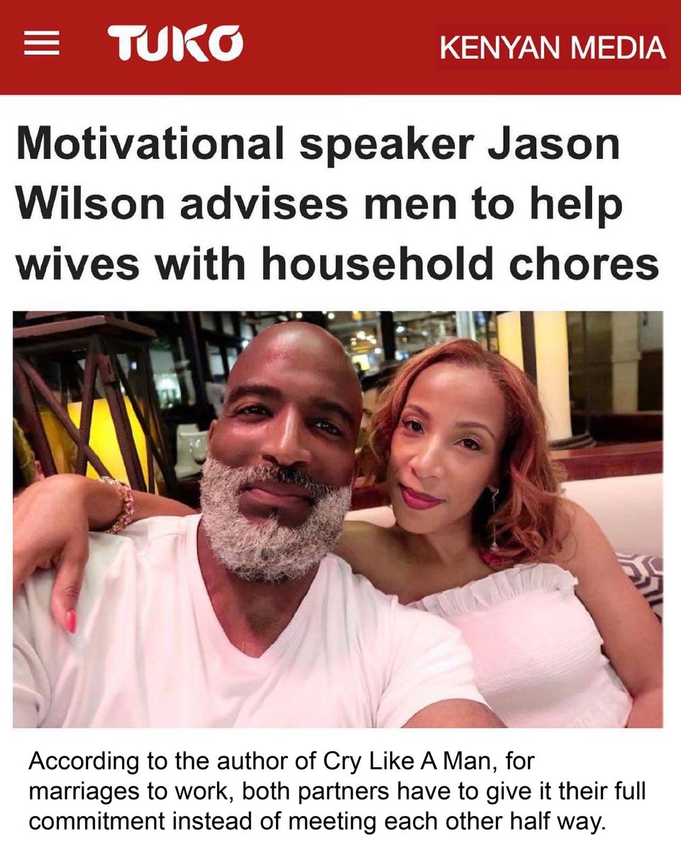 mrjasonowilson's tweet image. This #throwback viral tweet ignited a lot of conversation about marriage, even making the Kenyan News. This year my and I will be married for 25 years. One of the keys to this success is that we never believed in meeting each other half way — marriage is not 50/50, it's 100/100!