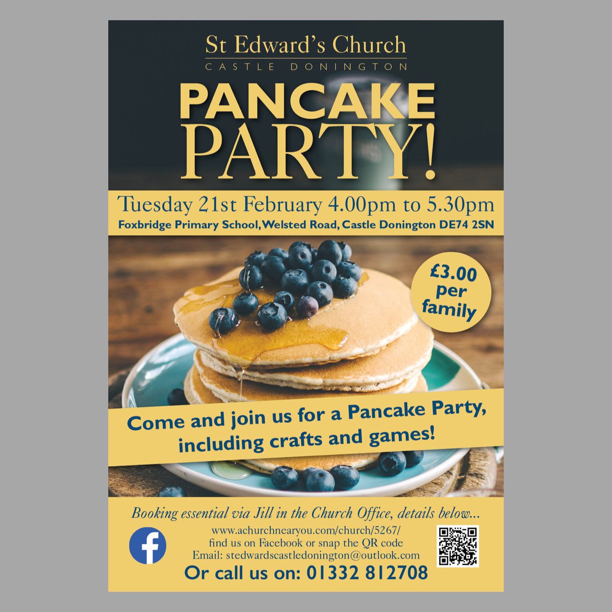 New ad we’ve created for St Edward’s Church for the February edition of Castle Donington Life.