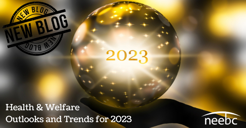 NEEBC's tweet photo. Enhancing employee experience, reducing burnout and improving work-life balance through culture, flexibility and equitable, holistic benefits are
some of the central themes woven throughout our 2023 compendium of outlooks, trends and research shared by NEEBC partners.#HRStrategy