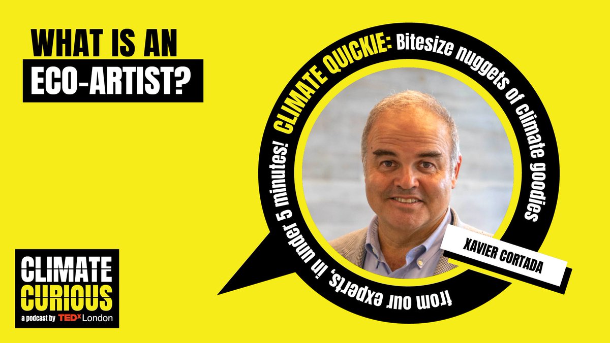 Check out this Climate Quickie I recorded with <a href="/tedxlondon/">TEDxLondon</a> for a 5-minute talk about how eco-art can help us to engage, educate and empower communities around climate action.

"It’s about engaging others to paint a better world."

Visit tedxlondon.com/podcasts/clima… 🎙️