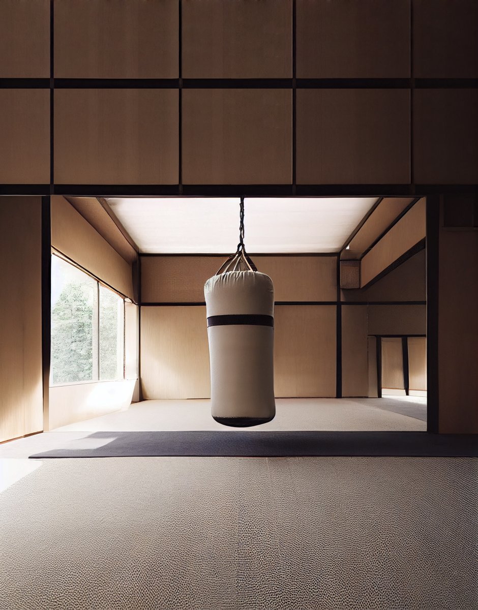 An AI generated boxing gym 🥊