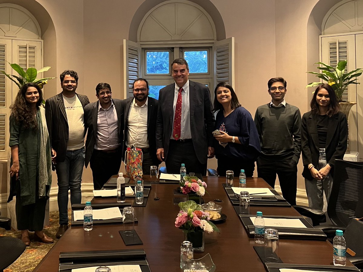 It was amazing hosting <a href="/TimDraper/">Tim Draper</a> and hand picked innovators from from India. The world is our oyster! Highlight when coming from him, “you have a great judgement when it comes to supporting teams” and “don’t forget me when you start your fundraise”. 
Wins all around!