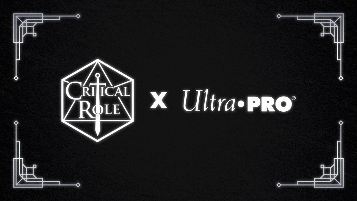 UltraProIntl's tweet image. Announcing our Critical Role x Ultra PRO partnership. Stay tuned for more information. @CriticalRole