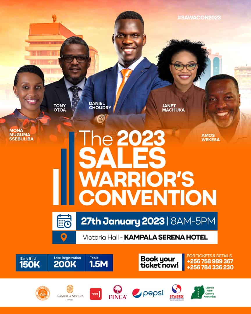 StormJuliusUG's tweet photo. Ahead of the Sales Warrior's Convention tomorrow,  you are requested to carry your #National_ID and #work_ID because His security requires so to access the premises. Thank you for your corporation. #SAWACON2023 #KampalaSerana #LetsSellEverything https://t.co/dtICIxGPWn