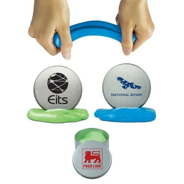 JoanJPGraphics's tweet photo. Whether you bounce it, mold it, or stretch it, your imagination will go in new directions with this branded #SmartPutty! The soft pliable putty is fun to play with when you're feeling fidgety, and a great #stressreliever and soothing therapy tool. #promoitem #Destress #TradeShow https://t.co/BwwIBvy32M