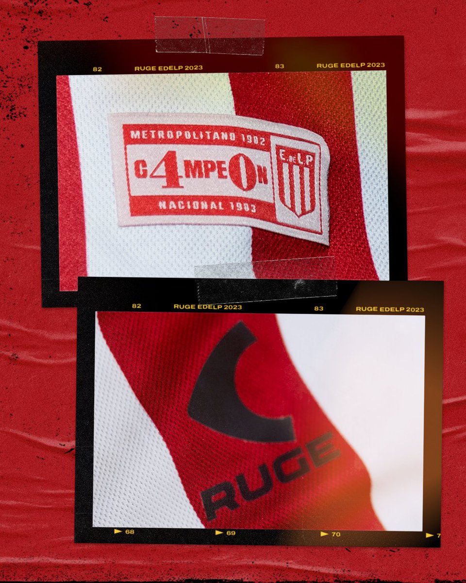 ruge_arg's tweet photo. 🇦🇹 AL DETALLE 🔍

▪ Homenaje a los Campeones del 82/83.⭐⭐
▪ Se respetó el color del escudo de aquella época.
▪ La tela Mesh emula el tejido de los 80's y otorga mayor respirabilidad.
▪ Cuello redondo y puños de poliéster.
·
·
#C4MPE0N #1982 #1983 #RevolucionáElJuego #EdeLP https://t.co/TfCxi66hxO