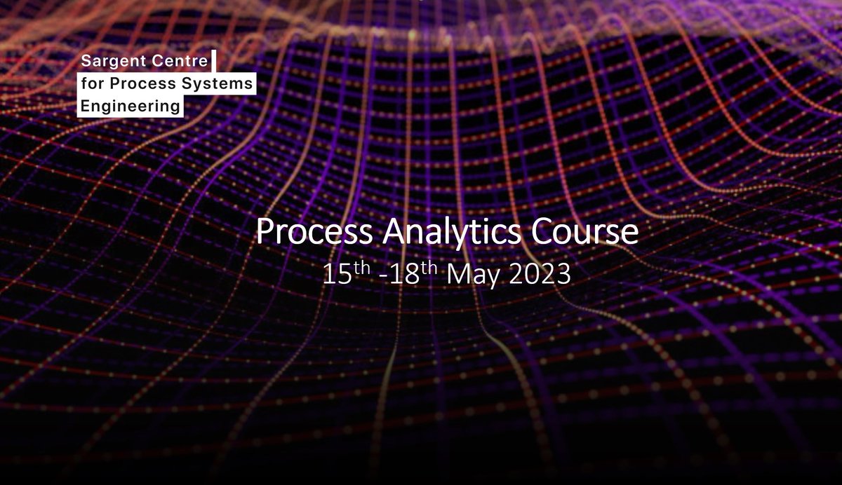 Delighted that Sal Garcia is returning to deliver our highly successful Process Analytics Course on 15-18 May at Imperial. Register now to secure your place bit.ly/3DgHQ6F
imperial.ac.uk/people/s.garci…
#python #chemometrics #mvda #processanalytics #dataanalysis