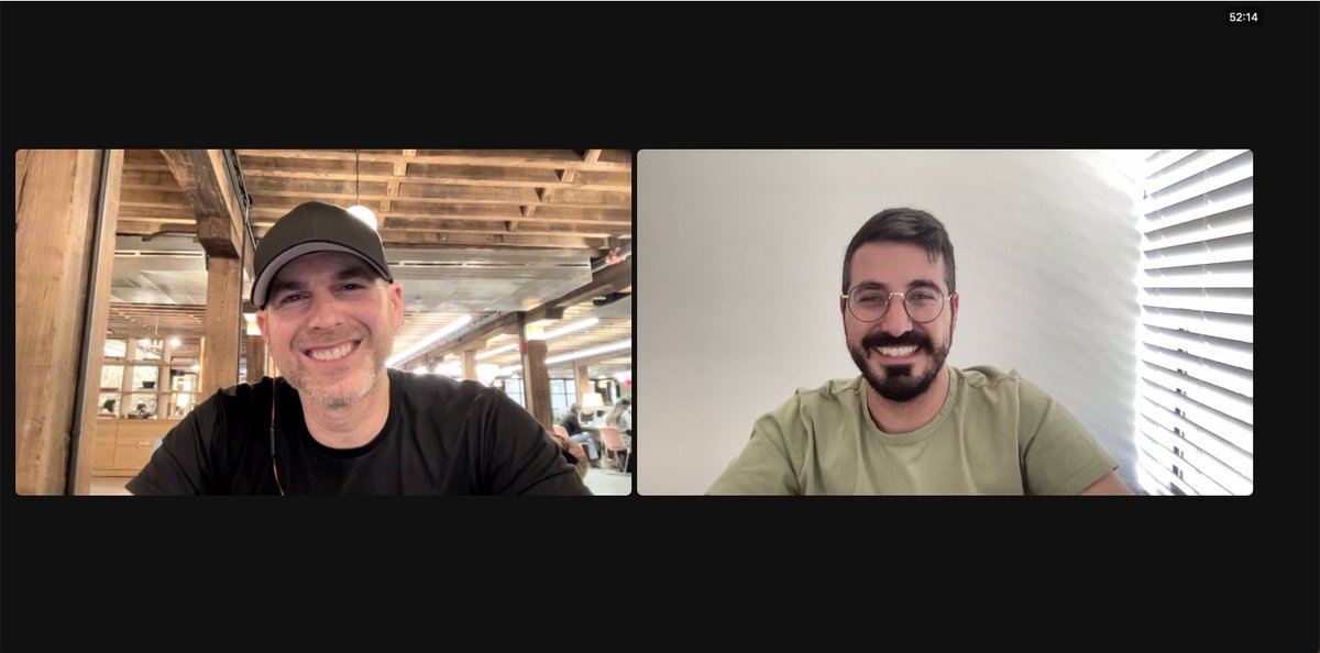 Awesome chatting w/ Moses Abudarham &amp; the <a href="/GoodToday/">GoodToday</a> crew! GT is a nonprofit app that shows you 2 or 3 nonprofits each day, &amp; you can pick one &amp; donate $1 or so to the cause! BAM BAM!! Easy and impactful..