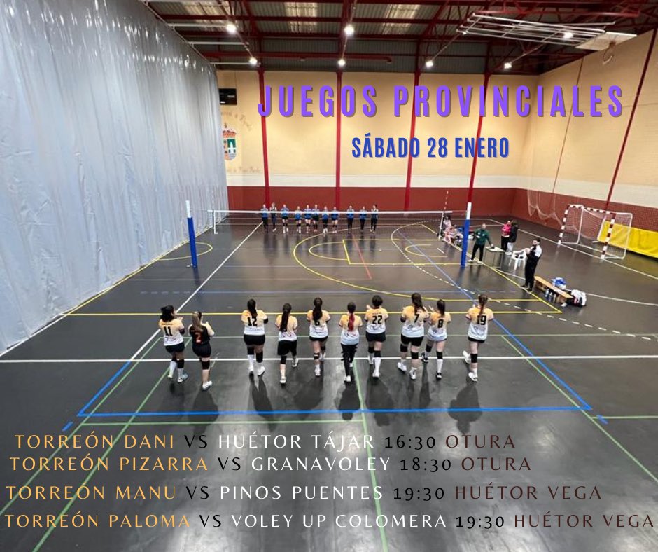 CDTorreonA's tweet photo. 🔴⚪️ Juegos Provinciales ⚪️🔴

Nuestros equipos se preparan para el sábado, donde tienen encuentros tanto en Otura como en Huétor Vega

¿Te lo vas a perder?

 🗣️ @CDTorreonA 

@DAVb_FAVb 
@dipgra https://t.co/r9PKJm8p04