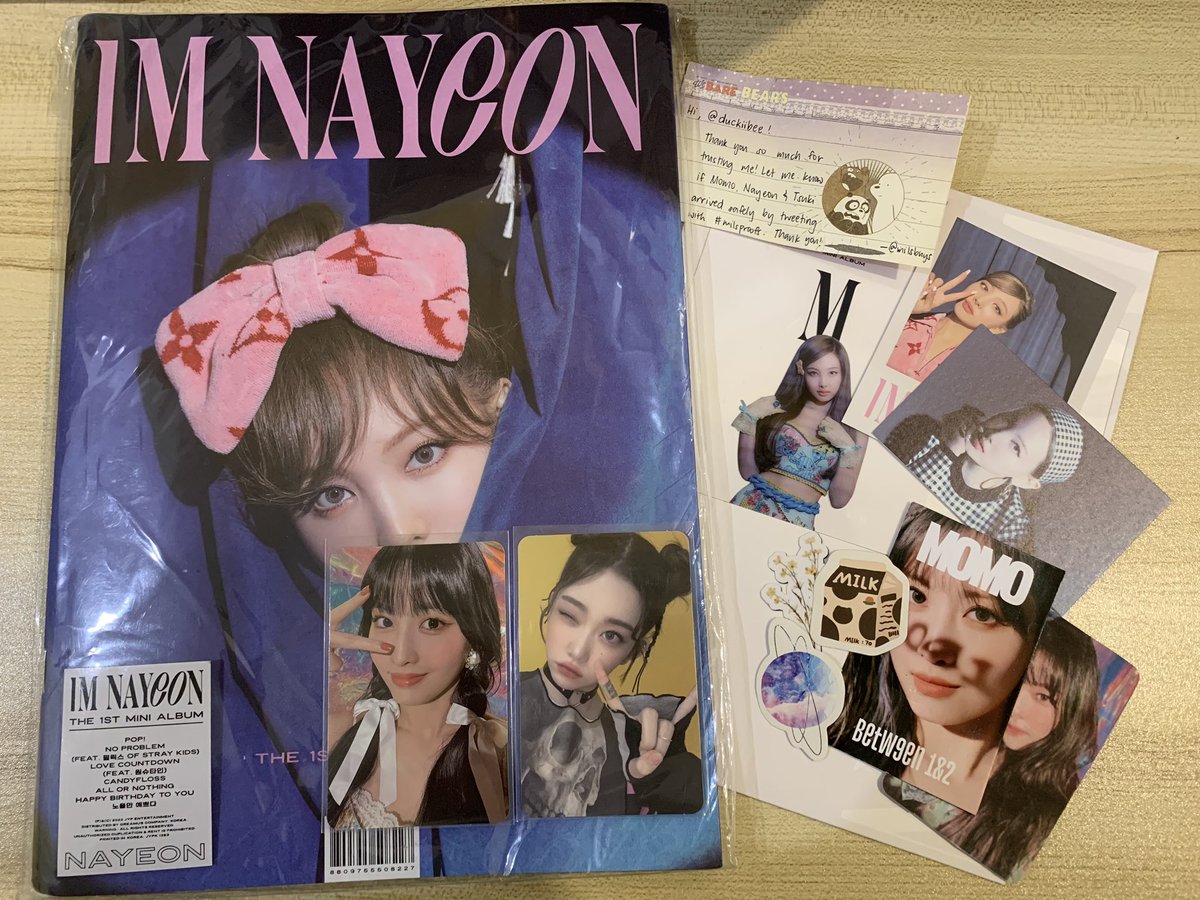 duckiibee's tweet photo. ♡ #duckiimail 💌
•
•
Hi @yeonulovr / @milsbuys ☺️ my momo barbie set came home safe!! sparks so much!!! thank you! ty for the freebies as well 🫶🏻
#milsproofs https://t.co/IWHfLimoOC