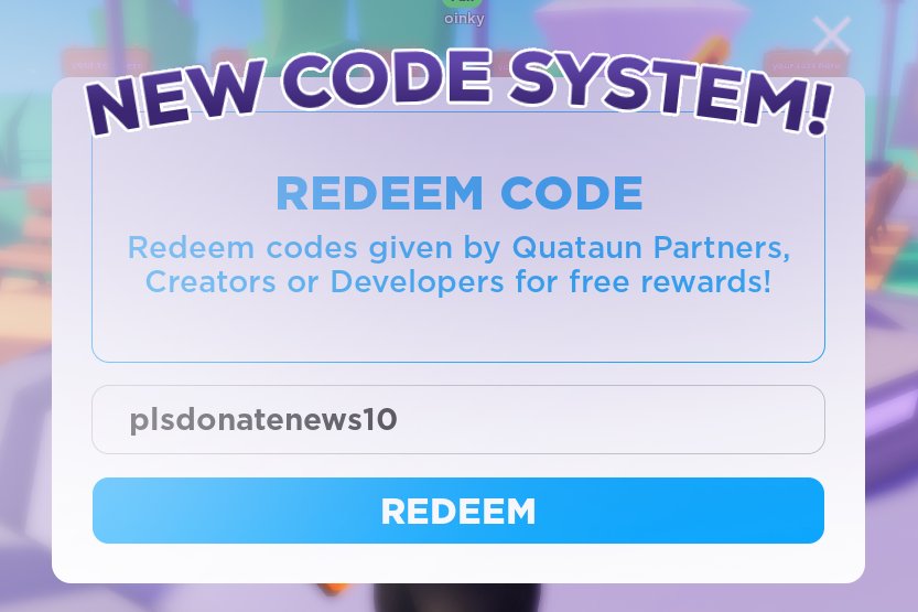 PLS DONATE *NEW REDEEM CODES!* All Working Codes & FREE REWARDS