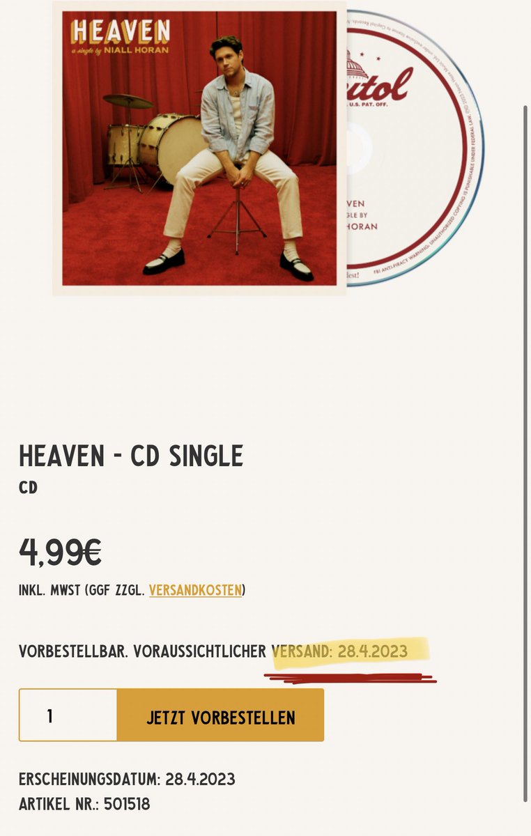 nimms__'s tweet photo. Did they just announce the album date or will the single that‘s gonna be out in February really be sent in April? SO EXCITED FOR THE NEW NIALL ERA!!! 🤩🤩 #niallhoran #heaven #HeavenWontBeTheSame #nh3 https://t.co/KnAD9v6vAv