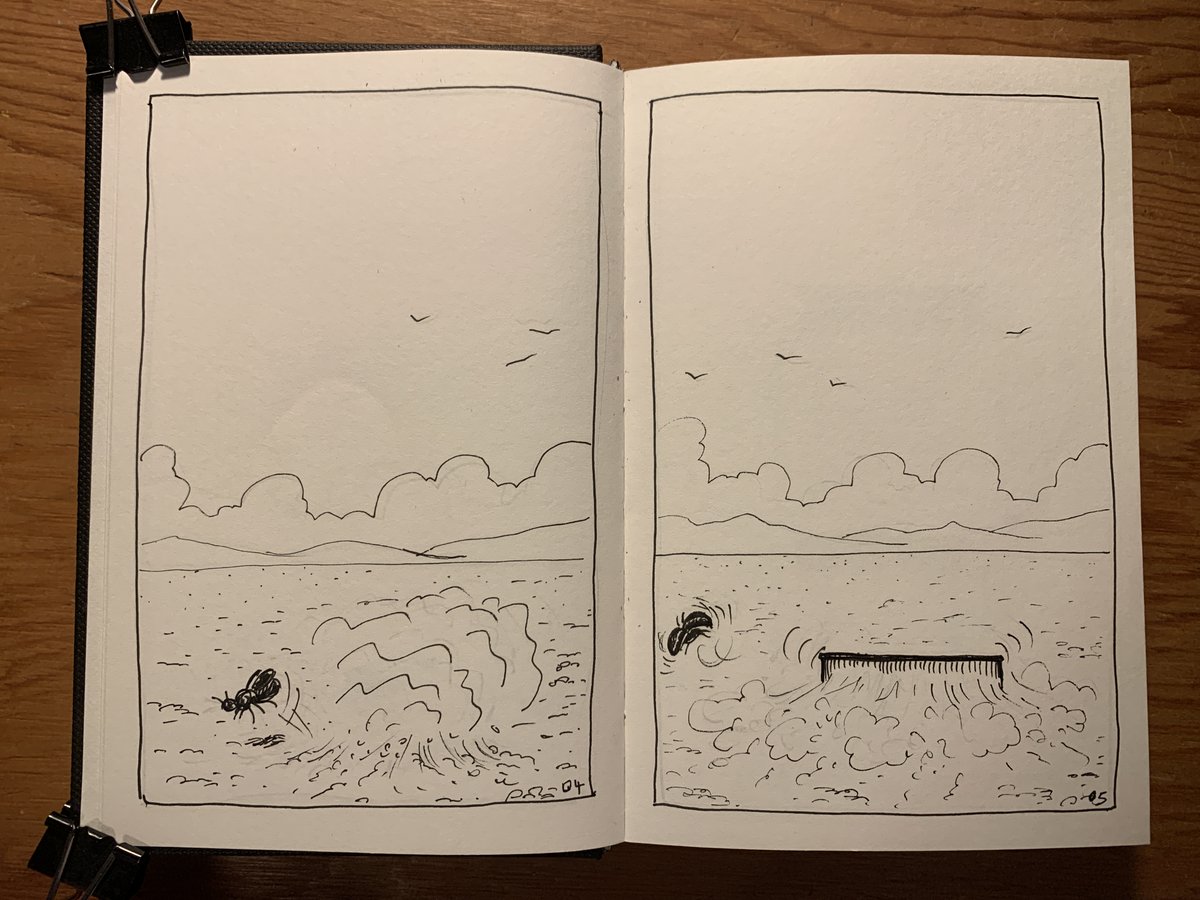 RiverbyNight's tweet photo. One drawing a day for 365. Here's 002-005/365. A continuous story. Follow along.
#365drawings #onedrawingadayforayear #365drawingproject https://t.co/wN8OHZDUJQ