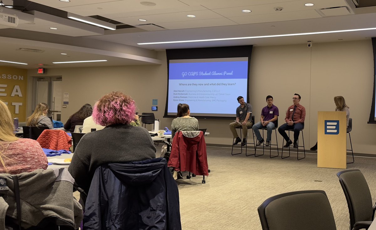 Listening to and seeing the real impact the <a href="/GOCAPSedu/">GO CAPS</a> program has on students as they transition into their careers. <a href="/SGFChamber/">SGF Mo. Chamber</a> <a href="/officialSPS/">Springfield Public Schools</a> This is a critical program for the students and #SGF employers long-term success. <a href="/efactorySGF/">efactory</a>