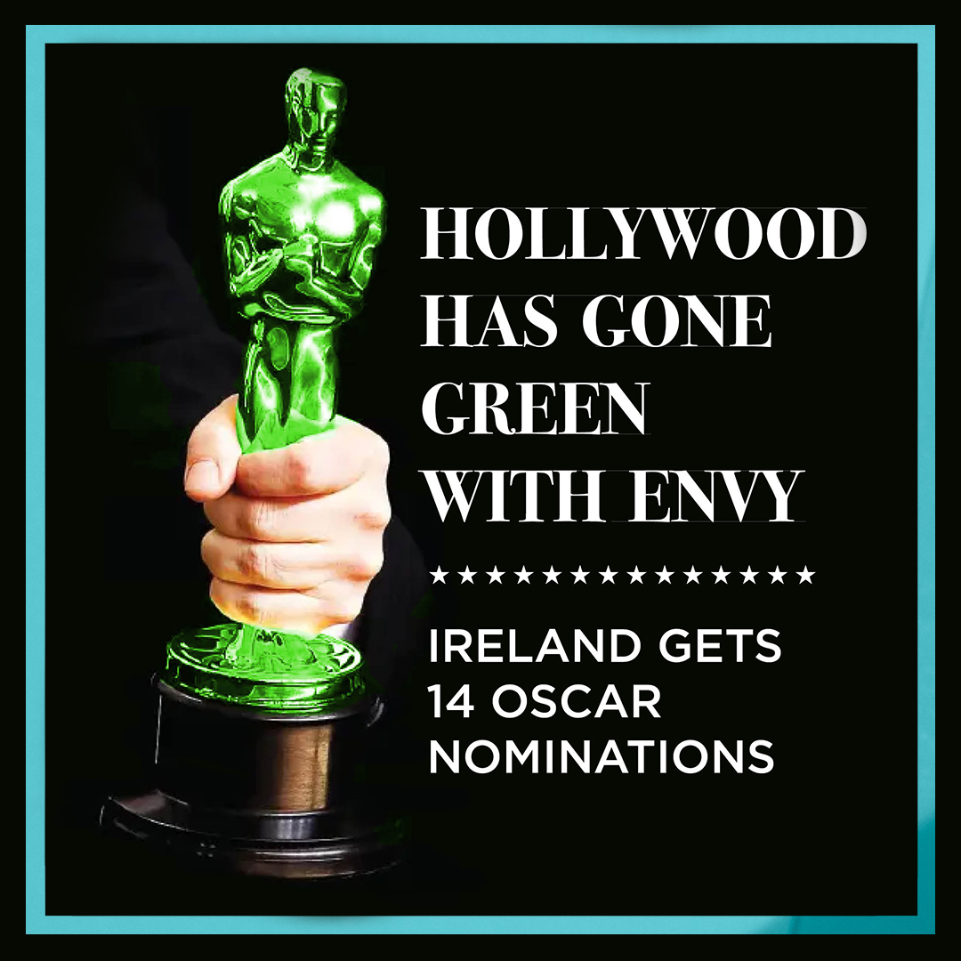 MN_Ireland's tweet photo. The Irish are taking over Hollywood after making history with most Irish nominations ever at this year's Oscars. It's a good time to be Irish. 🇮🇪 

Massive congratulations to all the nominees. 👏
.
.
.
#oscarnominations #oscars2023 #ireland #irish https://t.co/c6Qa24gDPC