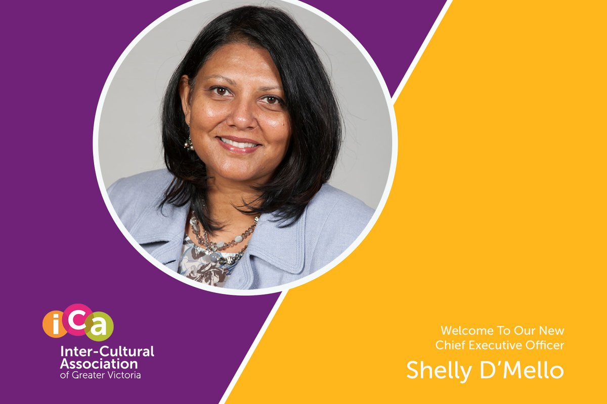 We are very pleased to announce that Shelly D’Mello is the new Chief Executive Officer of the Inter-Cultural Association of Greater Victoria. 
 
To learn more about Shelly: icavictoria.org/about-ica/lead…