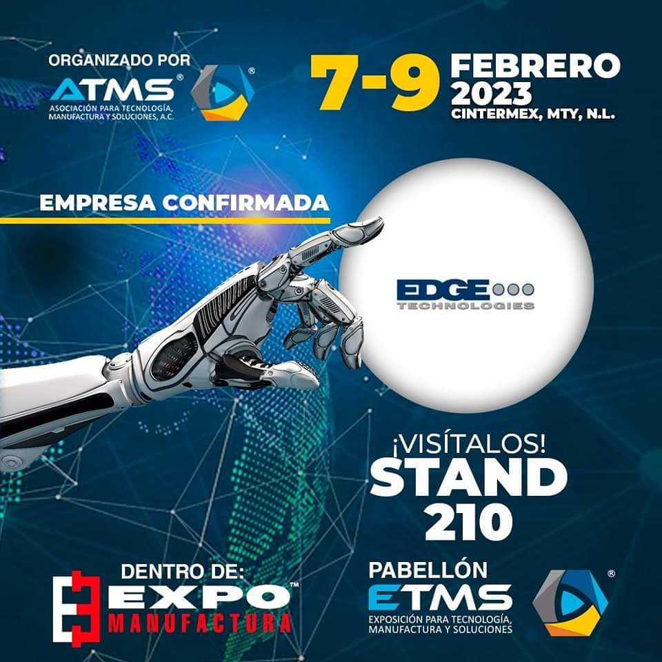 EdgeTechSTL's tweet photo. 2 weeks till Expo Manufactura! Come see us February 7th-9th in booth #210 to learn more about our products! @expomanufactura
#edgetechnologies #tradeshow #expomanufactura #barfeeders #cncmachining #schlenkercollets #vortexcollectors #automation https://t.co/mZ6eNimEtI