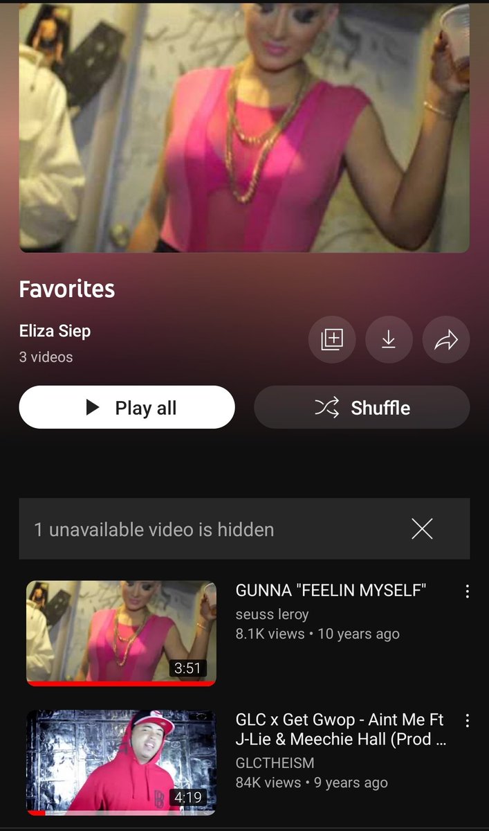 ThatUmbrella's tweet photo. Receipts - here's her YouTube. 

Here's her favorites...so she was solid with this, until she decided to rebrand. https://t.co/n6zQ7OKV1K