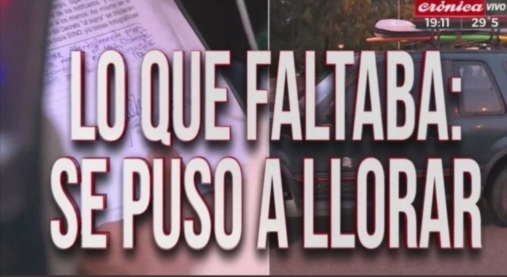 MaxiDav91's tweet photo. Buee se puso a llorar Máximo Thomsen

#JusticiaParaFernando https://t.co/CmGx4k1RZU