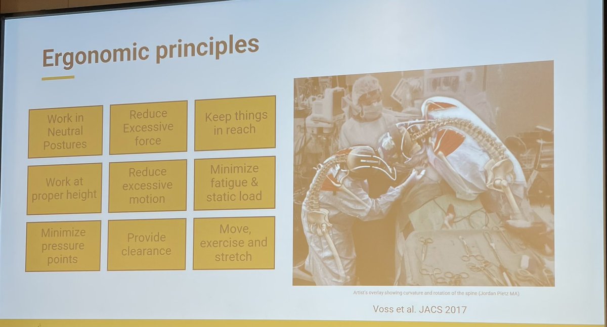 EndoSurgBSM's tweet photo. Great to have friend and endocrine surgery and @TheAAES colleague @GeetaLalMD here @OhioStateSurg @OSUWexMed @OSUCCC_James for Grand Rounds to enlighten us on Surgical Ergonomics! My body feels better already! #HandSpan @SurgErgoGroup https://t.co/JrQNo7qmIg