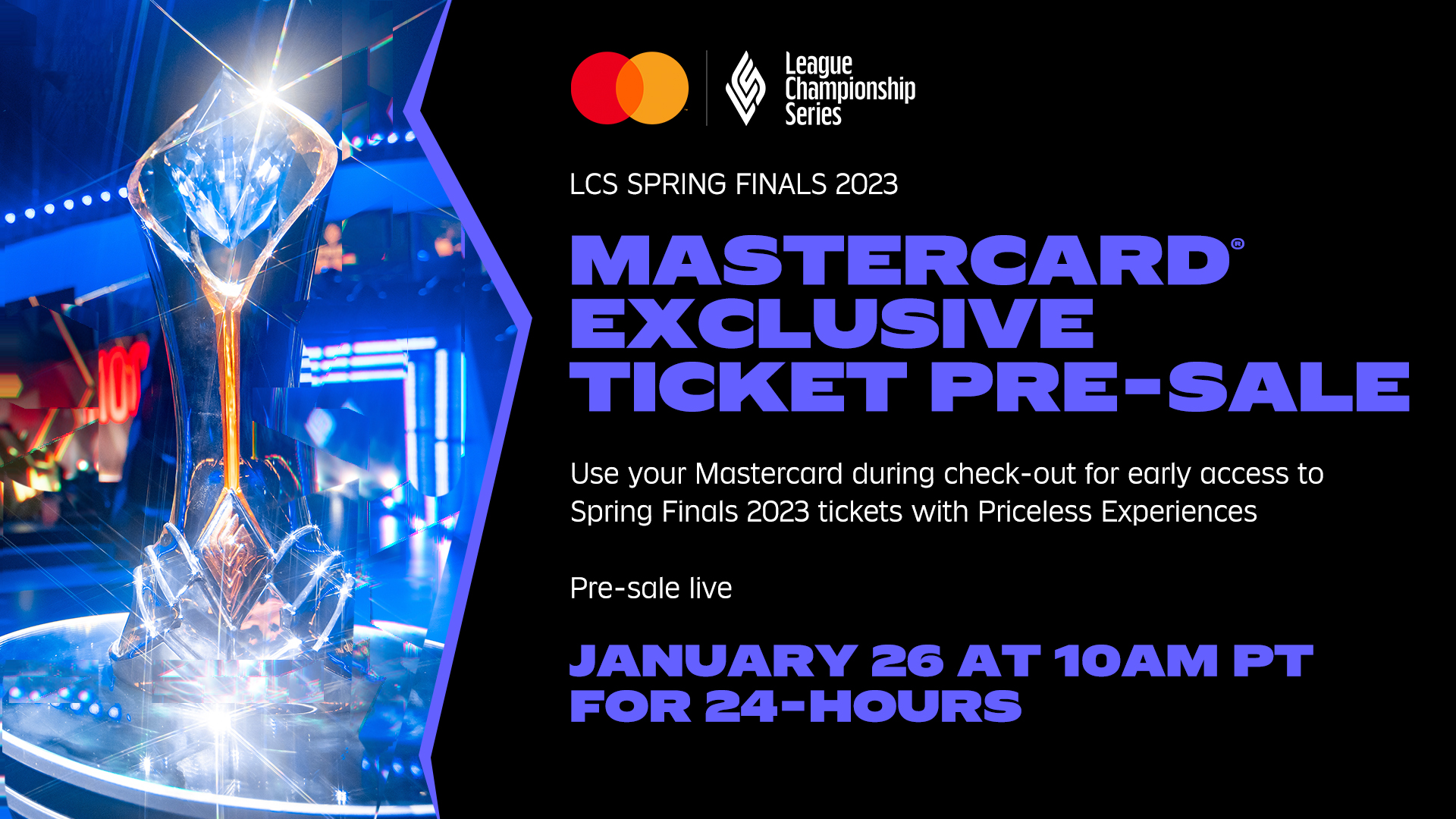 LCS on Twitter "The 2023 LCS Spring Finals ticket PreSale for