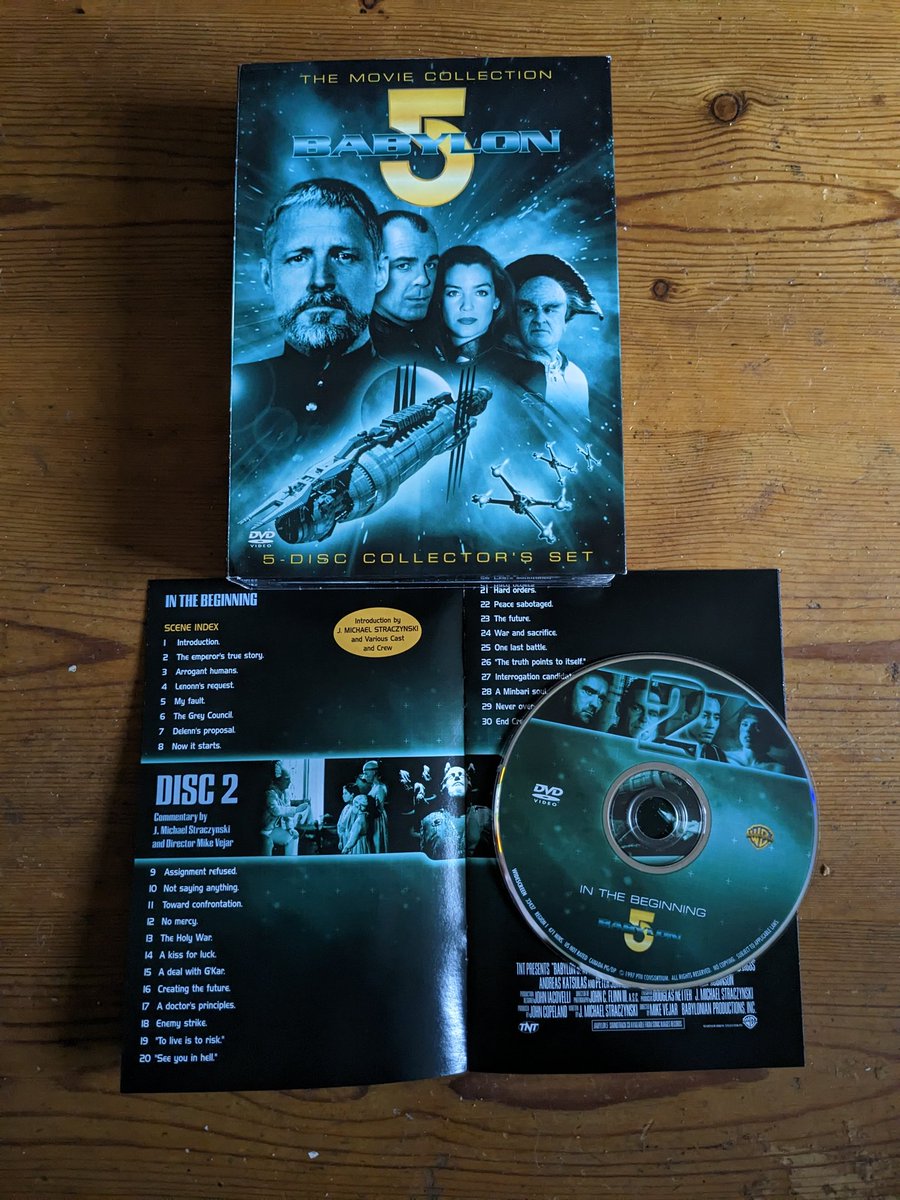 Films watched this year: 32 #yearofmovies #dvd #dvdcollection #babylon5inthebeginning #babylon5 #bruceboxleitner #mirafurlan #richardbiggs #andreaskatsulas #peterjurasik #michaelohare #theodorebikel #jpatrickmccormack #kosh #scifi #sciencefiction #jmichaelstraczynski #mikevejar