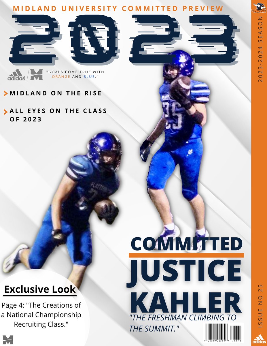 After a phone call with <a href="/Coach_Dzuris/">Ross Dzuris</a>, im excited and thankful to announce that I'm continuing my academic and football career at <a href="/MidlandU/">Midland University</a> Thankfull for my family and the coaches who helped me get here
<a href="/MidlandU_FB/">Midland Football</a> <a href="/PlattsmouthFB/">Plattsmouth Football</a> <a href="/Coach_Honnold/">Denny Honnold</a>