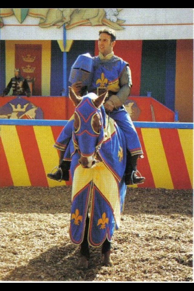 I absolutley love my job as a stuntman/stunt co-ordinator in TV and film but nothing ever beats the thrill of performing live infront of 2500 people. My time in a jousting show as Sir Lancelot were some of the best times of my life and im so grateful for the opportunity. 🙏