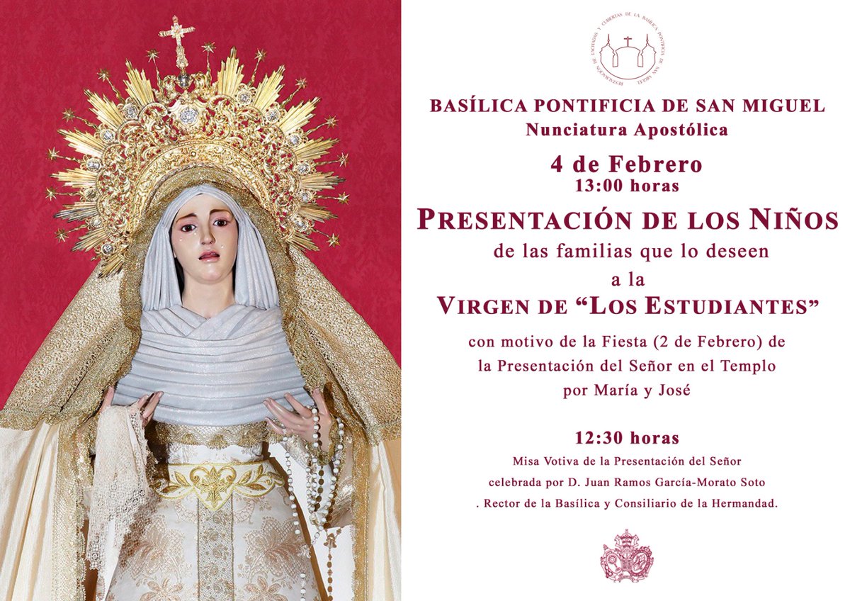 Basílica San Miguel (@basilicasmiguel) on Twitter photo 