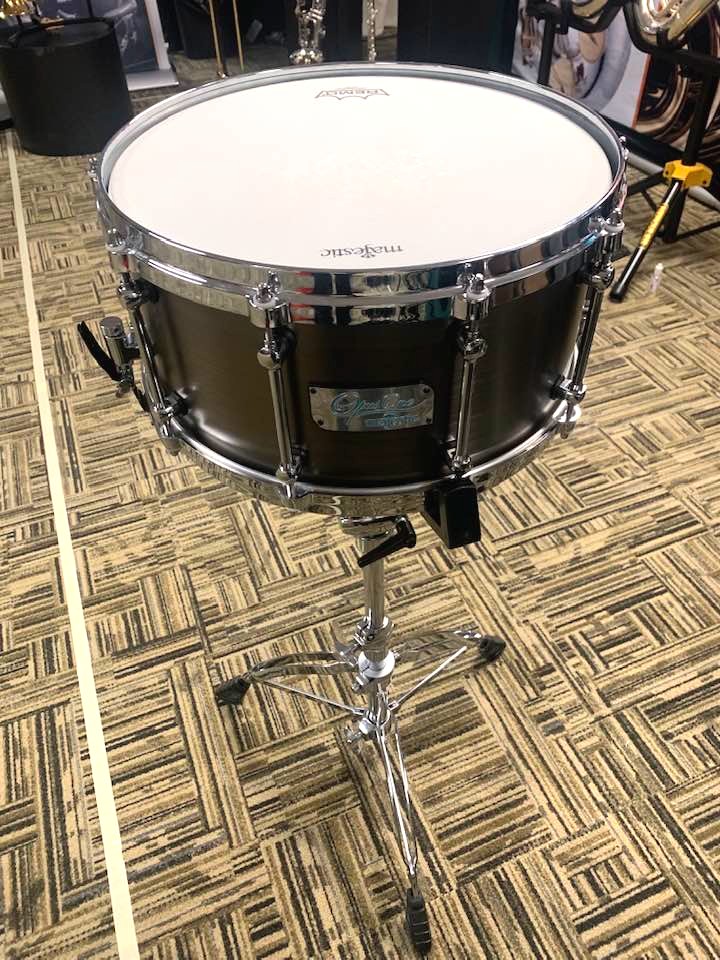 Come try out the Majestic Opus One Cast Iron 14" x 7" drum in person at the Missouri MEA Conference! #majesticpercussion #majesticopusone <a href="/mmea428/">MOMEA</a>