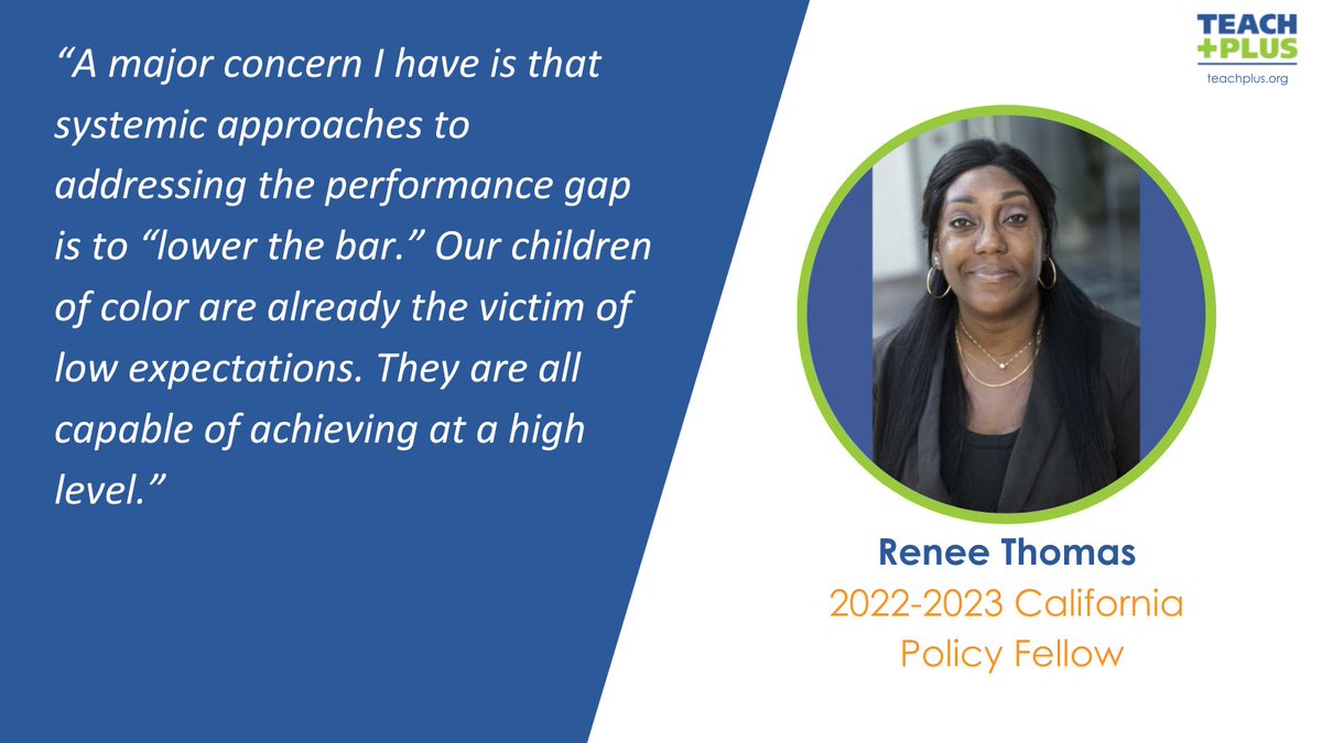 TeachPlusCA's tweet image. Meet our Teach Plus California Teacher Leader: Renee Thomas 
#TeachPlus #TeacherLeader