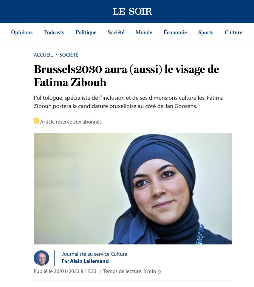 H_Montefiori's tweet photo. Fatima Zibouh est une des fondatrices de l’ASBL Empowering Belgium Muslims (#EmBeM), fondée avec l’ex-#FrèreMusulman Michael Privot.

En 2021, dans une interview, Privot a confirmé avoir rencontré les autres fondateurs de l’#EmBeM au sein de la confrérie des #FrèresMusulmans.👇 https://t.co/mTHGYDJQTB