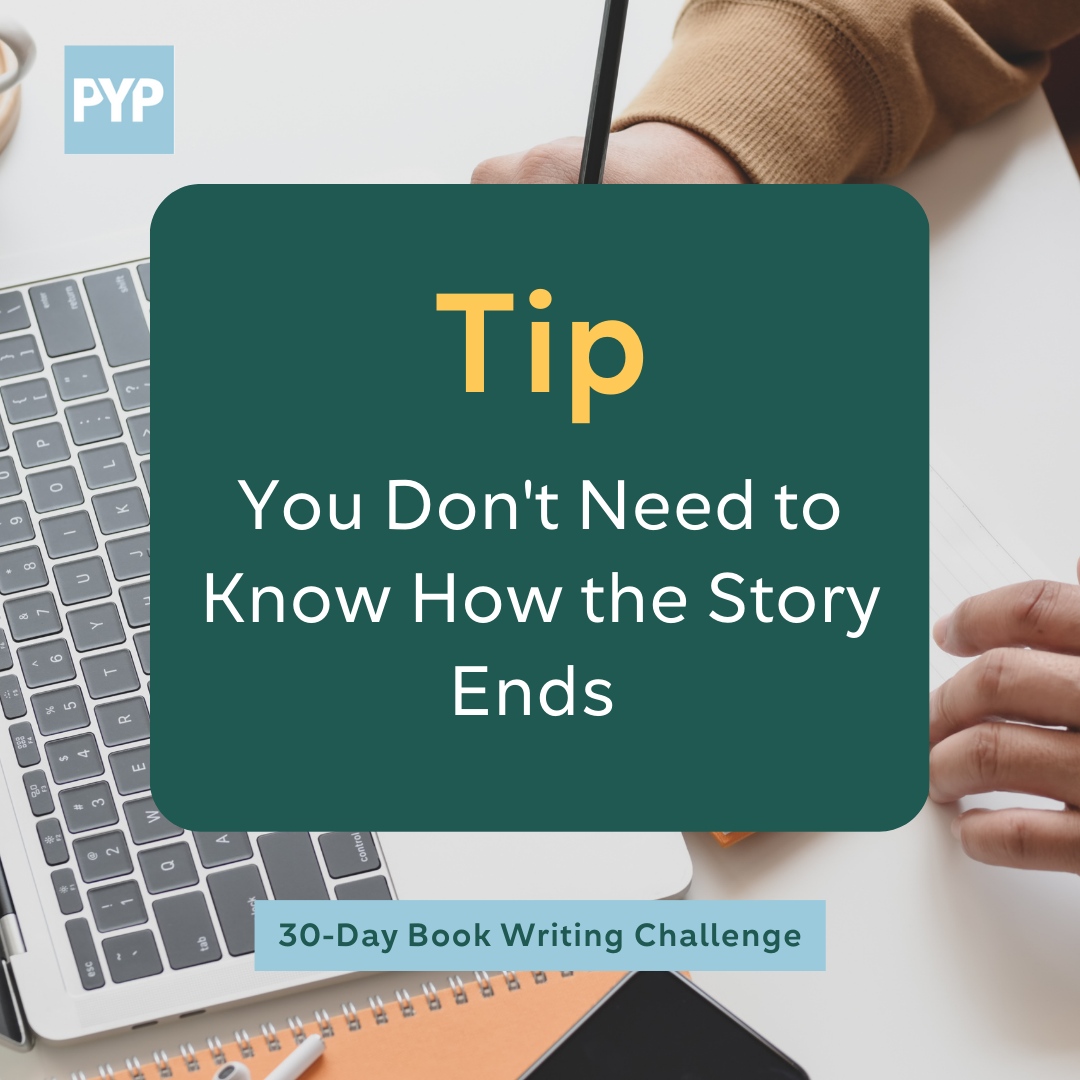 Endings are not the full story. Obsessing over where the story is headed can actually restrict our creativity—liberate your words and break free of linear writing. Reached a sticking point? Put a pin in it and skip forward! Join our Writing Challenge at: publishyourpurpose.com/30-day-book-wr…