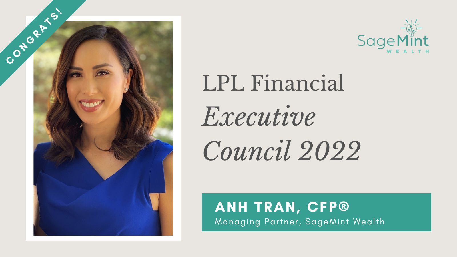 Anh Tran様 Anh Tran, CFP®, Esq. (@AnhTran_SMW) / X
