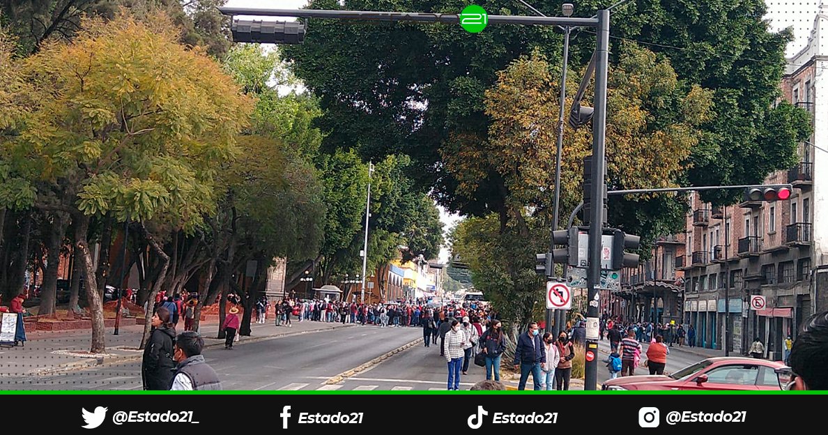 estado21_'s tweet image. #Actualización 🚌|| Tras #manifestación de Antorcha Campesina, la Red Urbana de Transporte Articulado (RUTA) anuncia #afectación en los servicios de las Líneas 2 y 3 Diagonal por lo que se realizan retornos operacionales en las estaciones Paseo Bravo y Mercado de Sabores.