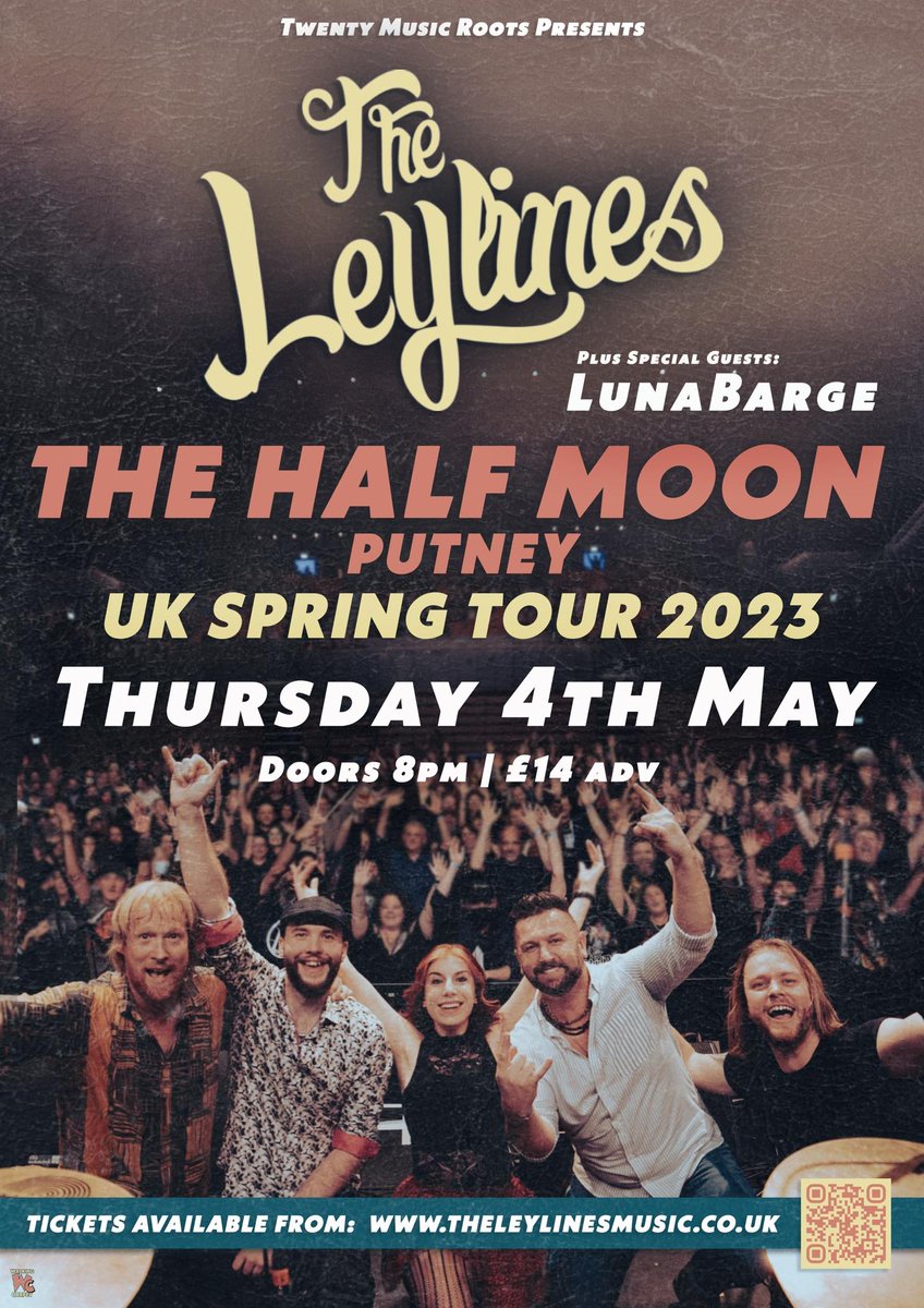 The Half Moon Putney (@halfmoonputney) on Twitter photo Delighted to announce <a href="/LunaBarge/">LunaBarge</a> supporting <a href="/TheLeylinesUK/">The Leylines</a> here at the Half Moon on May 4th 2023, tickets here >> bit.ly/LEY4MAY23
#americana #Roots #countrymusic #NewMusicFriday <a href="/20MusicRoots/">Twenty Music Roots</a> Delighted to announce <a href="/LunaBarge/">LunaBarge</a> supporting <a href="/TheLeylinesUK/">The Leylines</a> here at the Half Moon on May 4th 2023, tickets here >> bit.ly/LEY4MAY23
#americana #Roots #countrymusic #NewMusicFriday <a href="/20MusicRoots/">Twenty Music Roots</a>