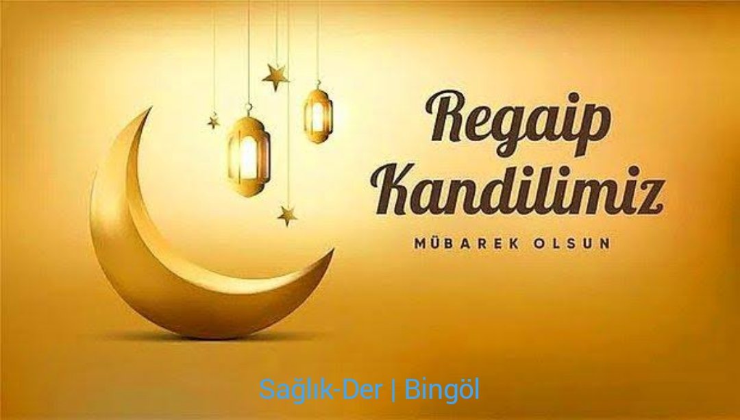 Ramazan ayının ilk habercisi #RegaipKandili'mizin tüm İslam âlemi için hayırlara vesile olmasını Cenab-ı Allah’tan niyaz ediyoruz.
#KandilimizMübarekOlsun