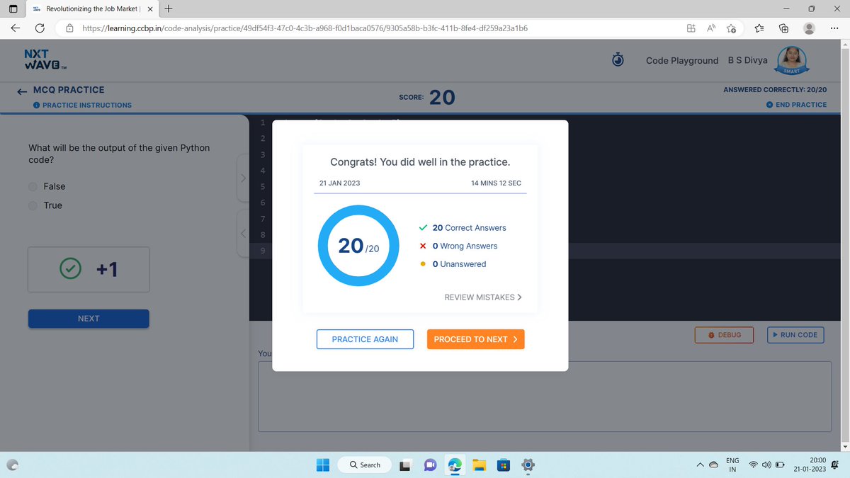 DivyaDi06945381's tweet image. As a part of Fly High challenge, I successfully completed My Python Functions practices #python #coding #codingpractices #happycoding.