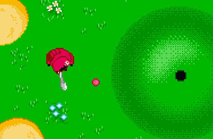 Working on the next Retro Raccoons update that will feature more variations of the terrain of the putting minigames. Please continue to submit suggestions, happy to try and implement! #gameDevelopment, #indieGame, #pixelArt