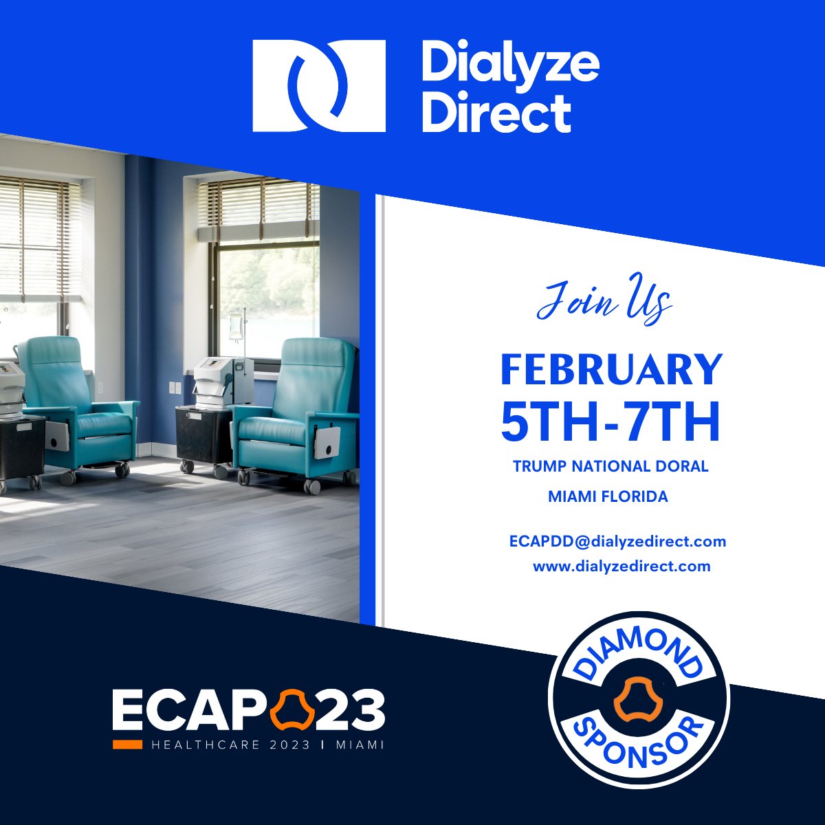 dialyzedirect's tweet photo. We are headed to #ECAP23 and look forward to forming new relationships and catching up with all our industry friends.

We would love to schedule a time to connect. Contact us at ecapdd@dialyzedirect.com https://t.co/IOfp4dW1Ra