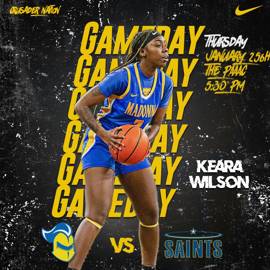 MUCrusadersWBB's tweet photo. 𝐈𝐓'𝐒 𝐆𝐀𝐌𝐄𝐃𝐀𝐘

🏆: Catholic Night on the Court
🆚: Siena Heights
📍: Livonia, Mich.
🏟: The PAAAC
🕢: 7:30 PM
📺: https://t.co/qVV9ABtJpD
📊: https://t.co/8bnJYm5yzp

#CrusaderNation https://t.co/oy1qRwQXHS