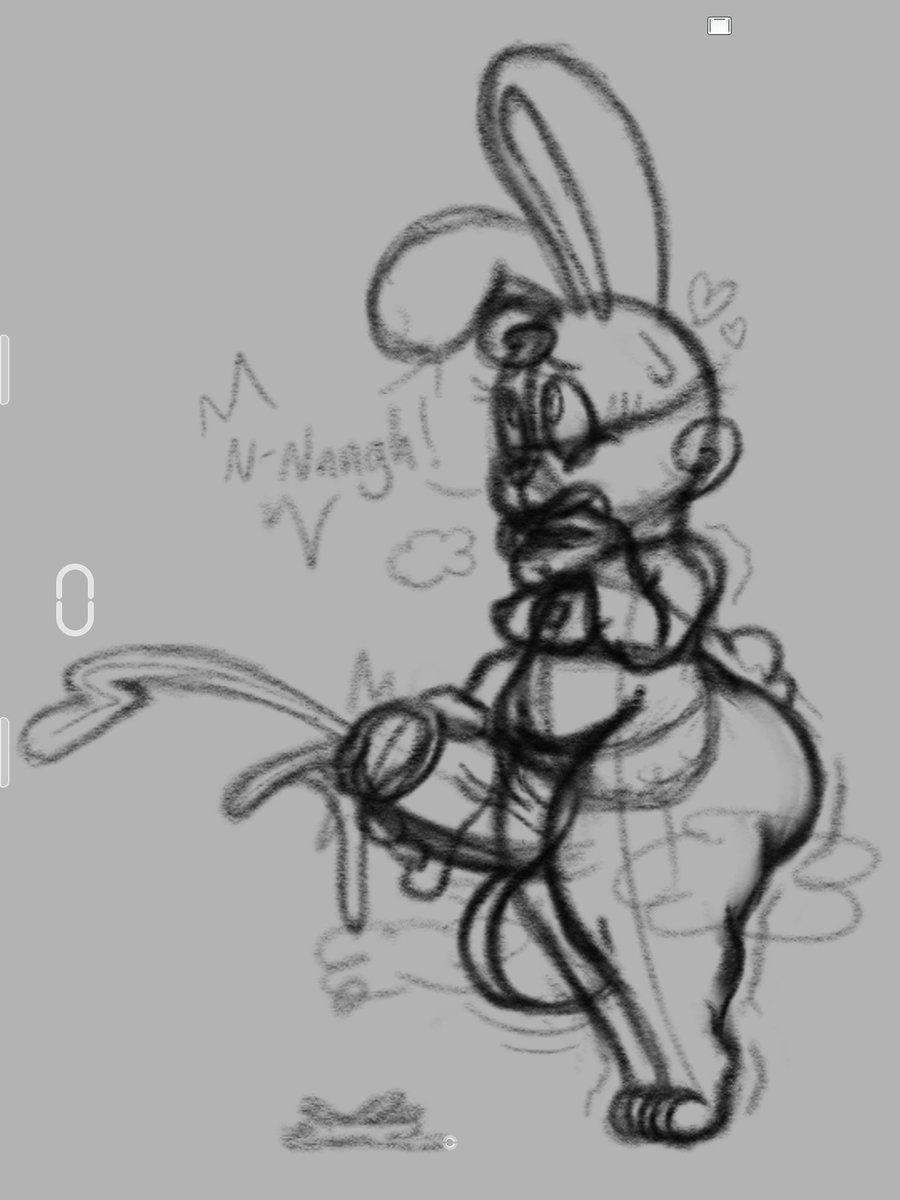 PupAfterDusk's tweet photo. Eh fuck it, I've been drawing a lot but just never came around to posting a lot of it, so I'll go ahead and just spam all these wips.

Yet another rushed sketch inspired by @boatboots of course too. Always a great inspiration for toony hyper butts/dicks. https://t.co/0qhPccw7Rz