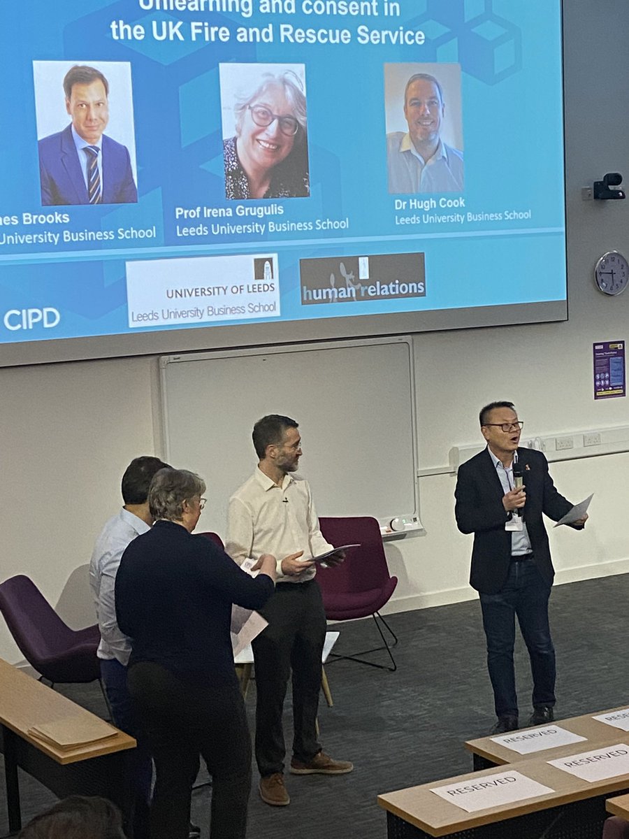 ChrisFordeLeeds's tweet photo. Congratulations to @irenagrugulis James Brooks and @hughcook6 on winning the Ian Beardwell prize at the @cipd Applied Research Conference! #cipdarc @CERIC_LUBS https://t.co/1eL8cVztVA