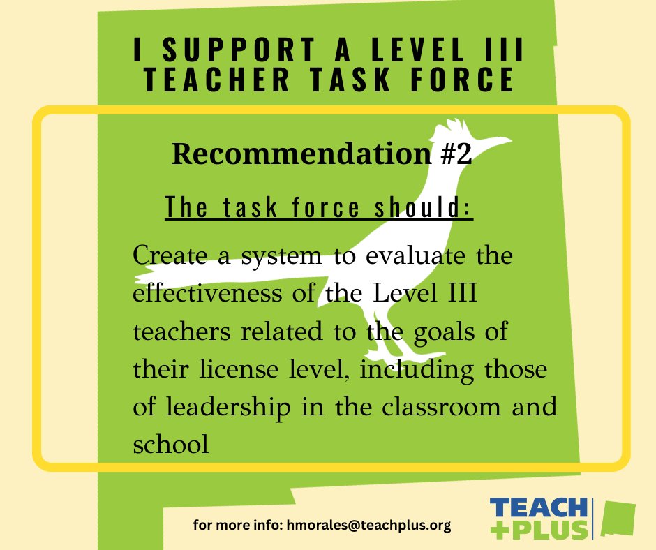 Do you support a Level III Task Force? Read the full letter including what we think the task force should help determine related to retaining and supporting our teacher with a Level III Instructional Leader license here: tinyurl.com/zc8encx5