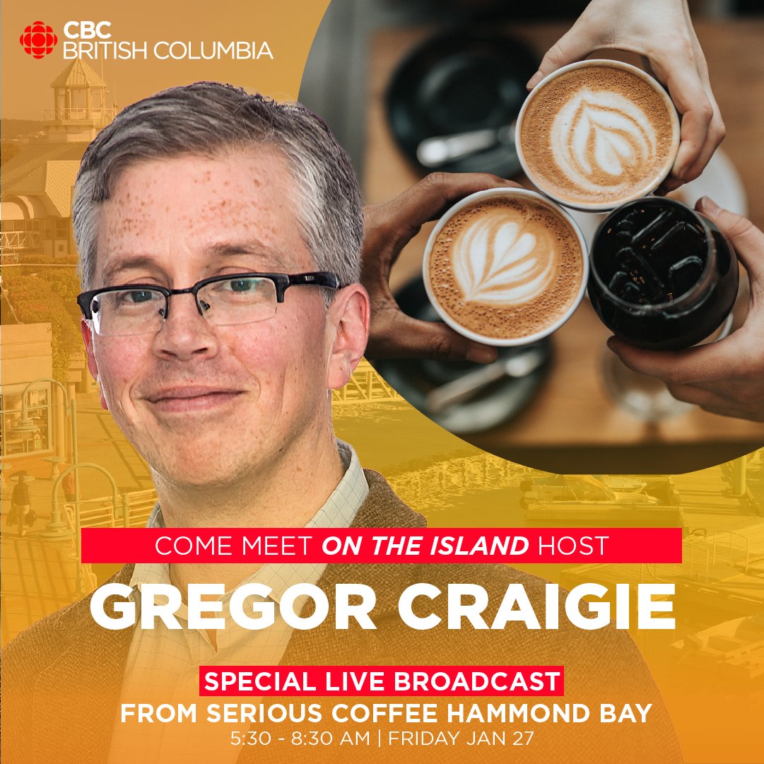 Join us Friday for a special live broadcast of @CBContheisland from Nanaimo!