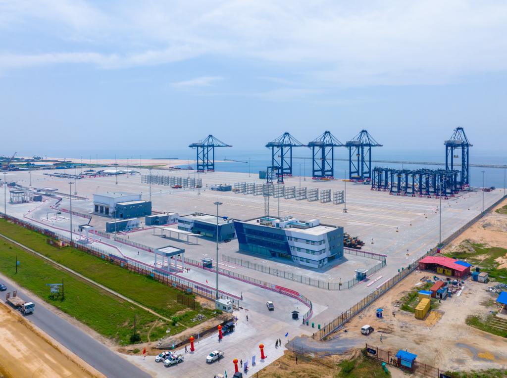 From seaports to airports to roads and rails to overlapping bridges that run over seas and across rivers connecting ports and large cities only because of China's infrastructural developments in #Africa through the Belt & Road Initiative. #LekkiDeepSeaPort 👇 #Nigeria #China